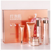 Ze Light OEM Face Whitening Natural Skin Care Set Anti Aging Private Label Facial Skin Care Sets Skin Care Set