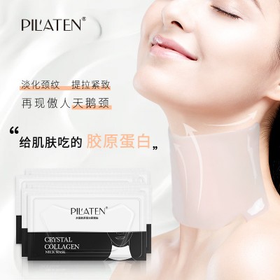 Beauty Cosmetic Products Anti Aging And Wrinkle Skin Care Crystal Face Aloe Moisturizing Collagen Neck Mask