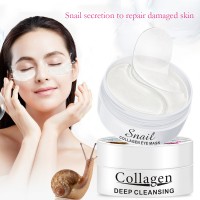 OEM ODM Eye Mask Anti-aging Moisturizing Nourishing Relieve Eyes Dryness Eye Mask Snail Collagen Multi-function Repair Eye Mask